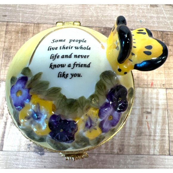 Decorative Ceramic Candle With Inspirational Quote - Picture 2 of 4